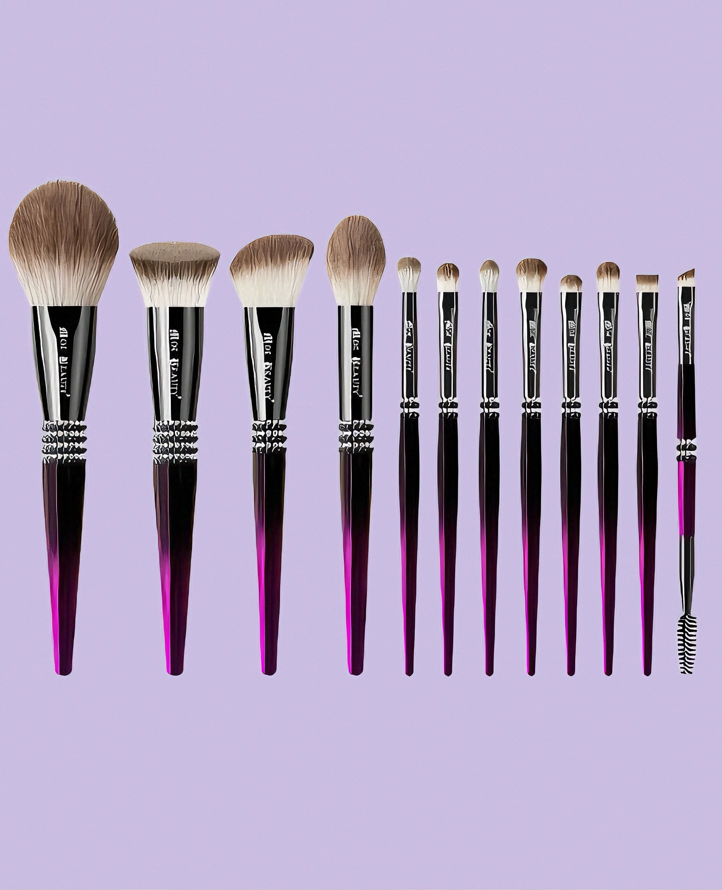 LUXE RHINESTONED BRUSH SET