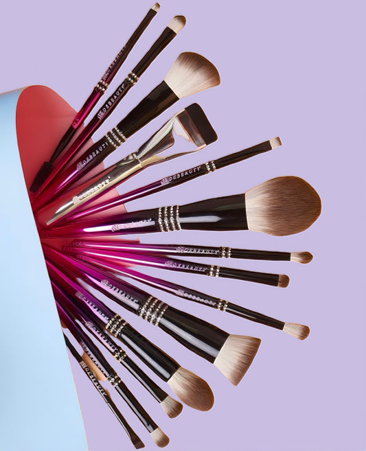 LUXE RHINESTONED BRUSH SET